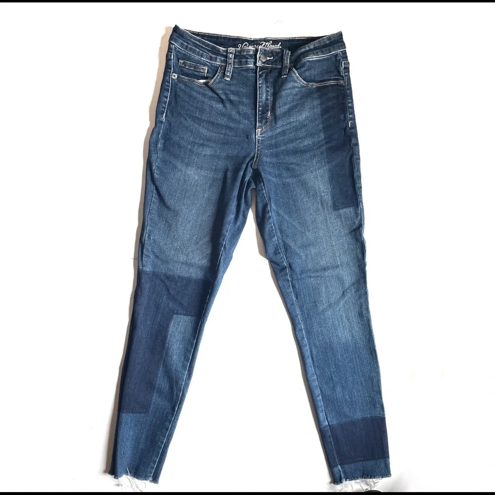 Universal Thread High Rise Skinny Patchwork Jeans - Picture 2 of 10